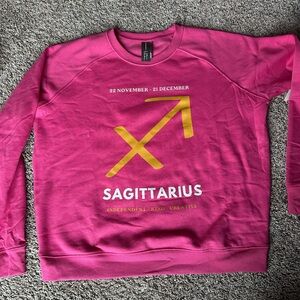 Anthropologie The Zodiac Sweatshirt by Catherine O'Sullivan Sagittarius